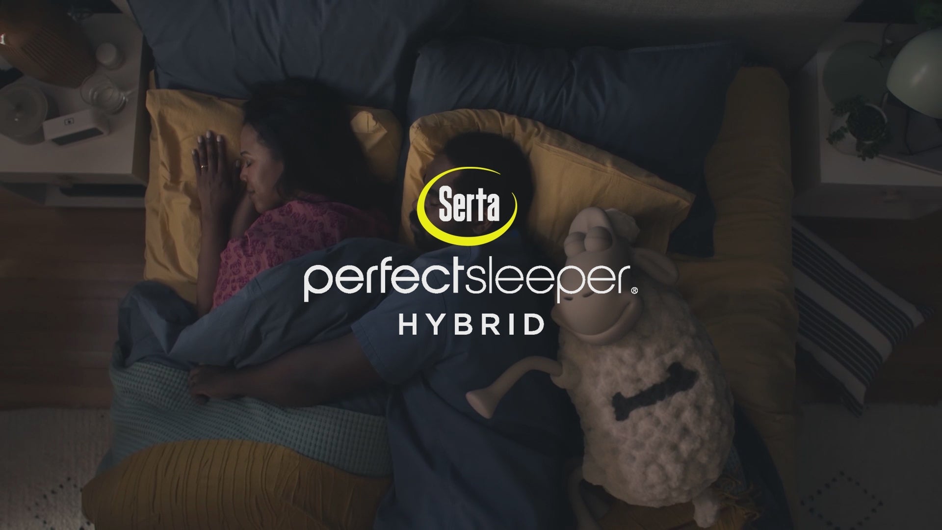 Serta Perfect Sleeper Hybrid bed scene
