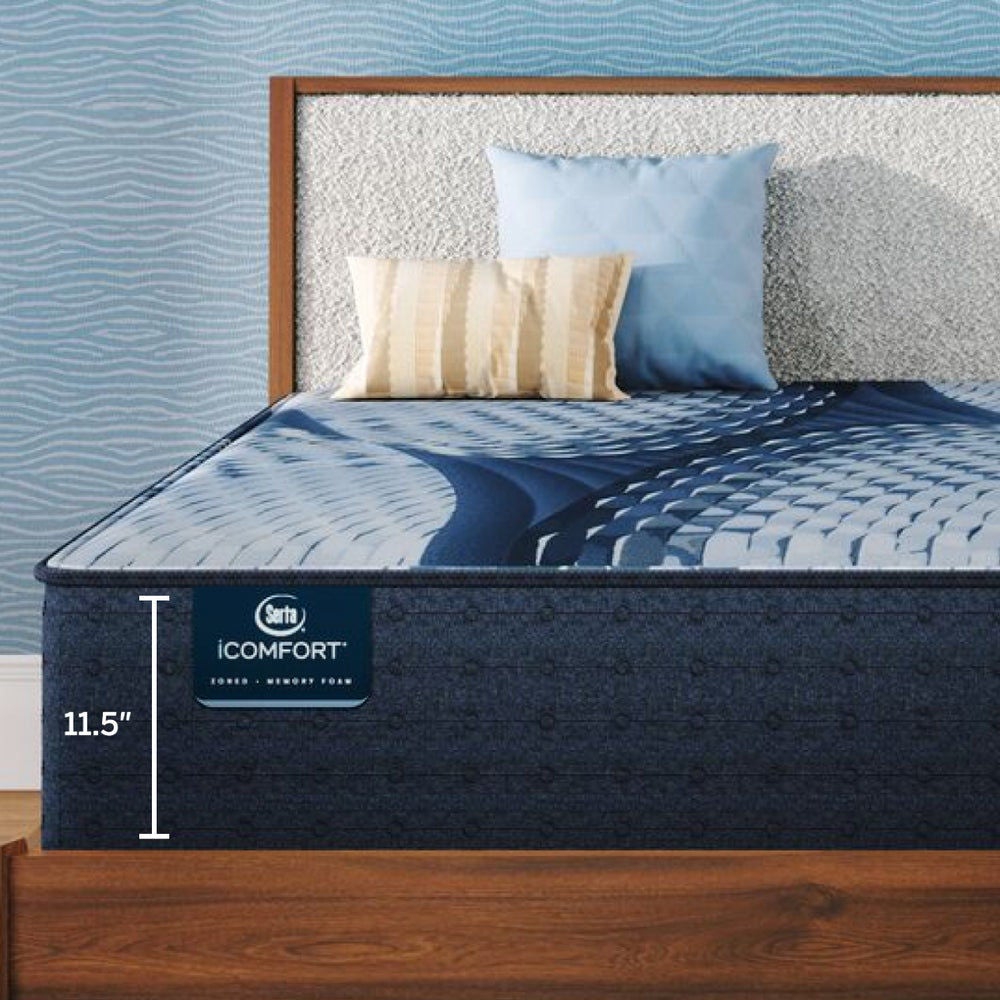 Serta iComfort mattress in modern bedroom