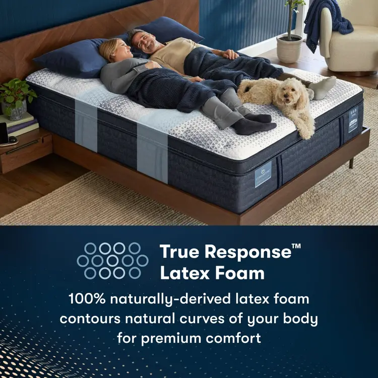 Latex Foam insides of an iComfortPro Ambrose Plush Mattress || feel: plush || level: Level 2